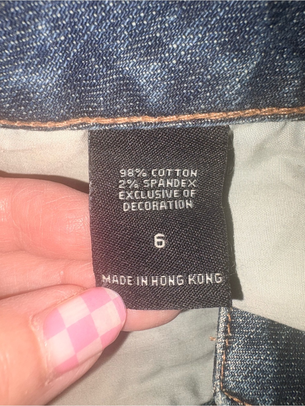 LONDONJEAN Blue Denim Seashell Trim Mini Skirt - Victoria’s Secret - Picture 7 of 8